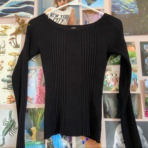 90s black sweater